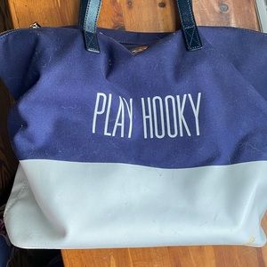 Kate Spade zip top tote bag